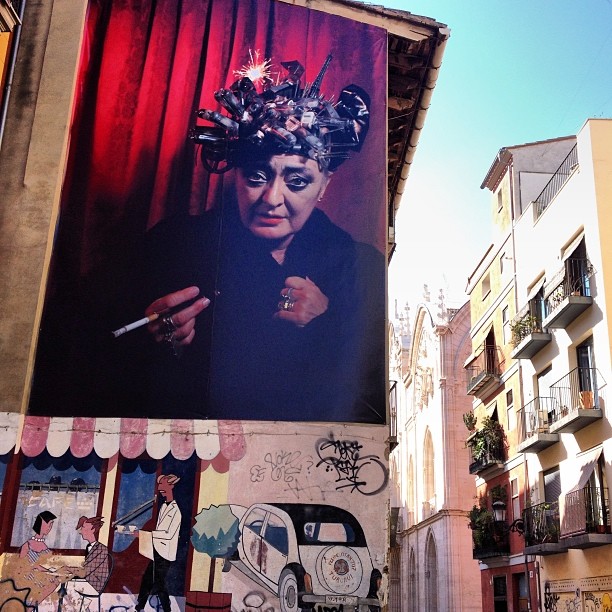 Фото дома в центре Валенсии во время экскурсии с гидом